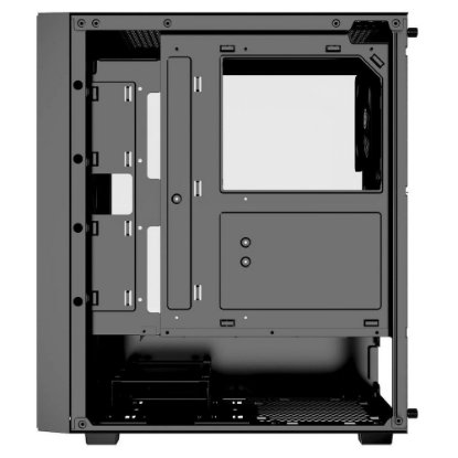 Kućište BIT FORCE GHOST TG-1, MIDI, ATX, crno, bez napajanja