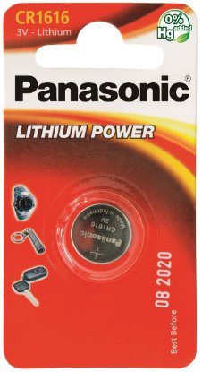 Baterija PANASONIC CR-1616EL/1B, Lithium Coin