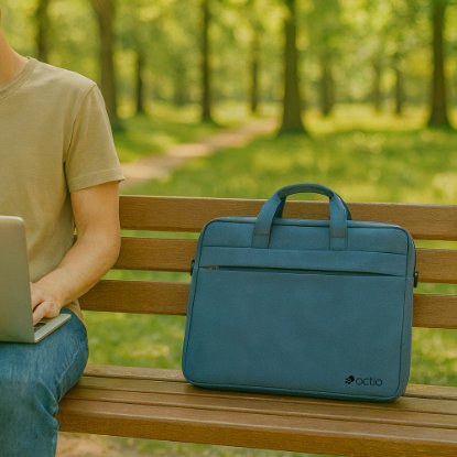 Torba za laptop OCTIO Ascend, 15.6", plava