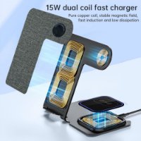 Kućni punjač VEGER Y9, 3u1, bežični, sivi