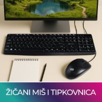 Tipkovnica + miš OCTIO KM100U, crni, USB