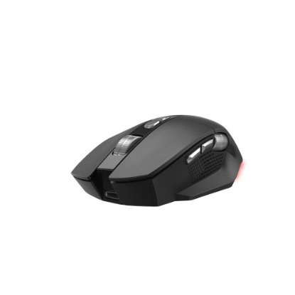 Miš OCTIO Ergo M350WBT, RGB, optički, bežični, BT, 4800dpi, crni