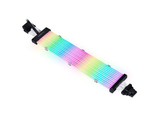 Kabel napajanja za grafičku karticu LIAN LI Strimer Plus V2 12VHPWR, 16 na 16-Pin, 12 LED, 320mm, RGB, produžni