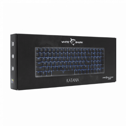 Tipkovnica WHITE SHARK ESL-K2 Katana, RGB, mehanička, US Layout, USB, crna