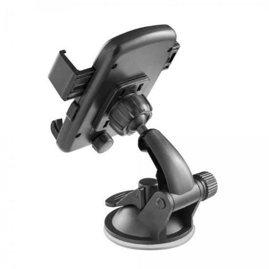 Držač za smartphone SBOX PS-11, za auto, vjetrobranski, crni