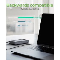 Eksterno kućište ICY BOX IB-246-C31-G, 2.5'' HDD/SSD, USB-C, sivo