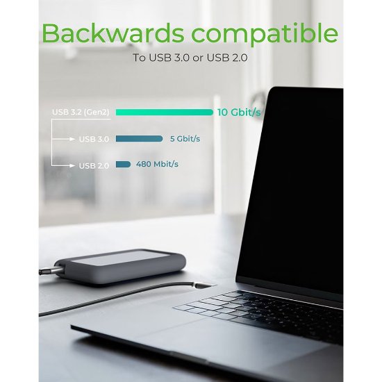 Eksterno kućište ICY BOX IB-246-C31-G, 2.5'' HDD/SSD, USB-C, sivo