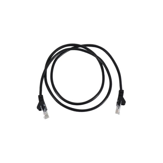 Kabel OCTIO, patch CAT5e, U/UTP, crni, 1m