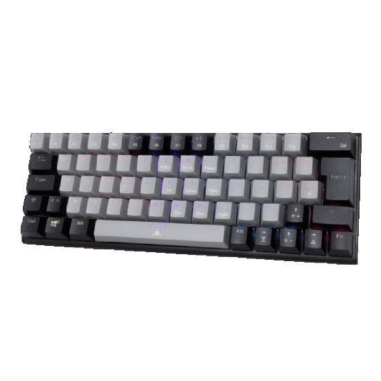 Tipkovnica WHITE SHARK GK-002712V2 Wakizashi-2, RGB, crveni switch, mehanička, UK/HR, crno-siva