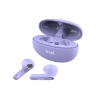 Slušalice TRUST Yavi Earbuds, in-ear, ENC, bežične, ljubičaste