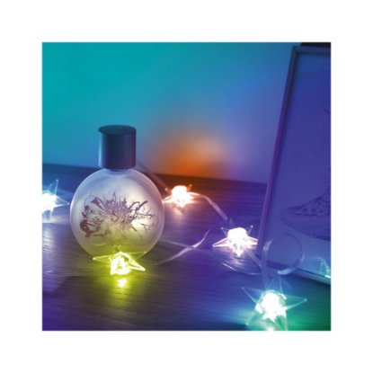 Dekorativna rasvjeta KSIX Star, 20 lumena, RGBIC, daljinski upravljač, 5m