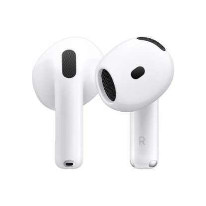 Slušalice APPLE Airpods 4, USB-C, kutijica za punjenje, in-ear, mikrofon, bijele