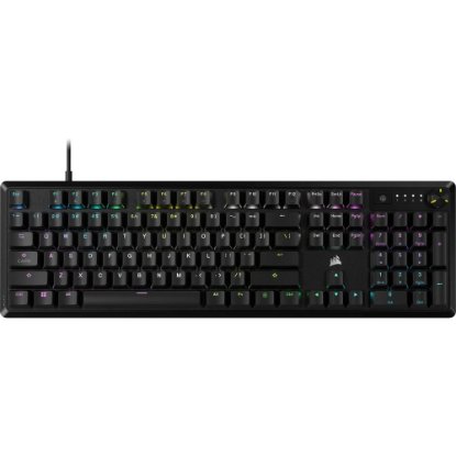 Tipkovnica CORSAIR K70 RGB Core, mehanička, MLX Red Linear switch, US Layout, USB, crna