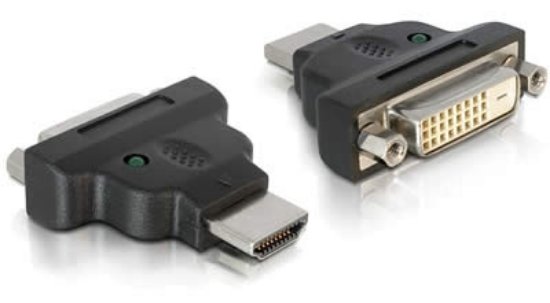 Adapter DELOCK, HDMI (M) na DVI (Ž), LED