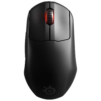 Miš STEELSERIES Prime Wireless Gaming Mouse, bežični, optički, RGB, 18000 CPI, mat crni, USB