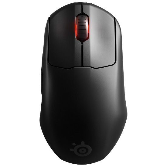 Miš STEELSERIES Prime Wireless Gaming Mouse, bežični, optički, RGB, 18000 CPI, mat crni, USB