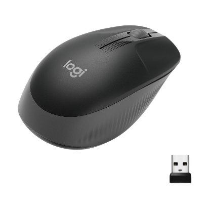 Miš LOGITECH M190, optički, bežični, 1000dpi, crni