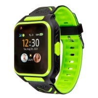 Dječji pametni sat MYKI 4, 4G video pozivi, praćenje lokacije, vodootporan, crno-zeleni