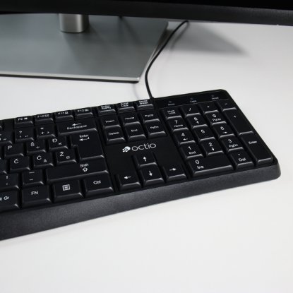 Tipkovnica OCTIO K101U, crna, USB