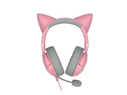 Slušalice RAZER Kraken Kitty V2 Quartz, USB, roze