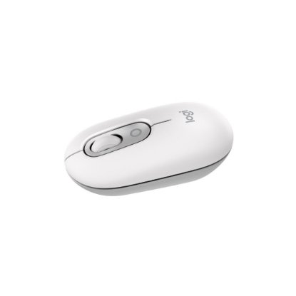 Miš LOGITECH POP, optički, bežični, USB, BT, 1000dpi, bijeli