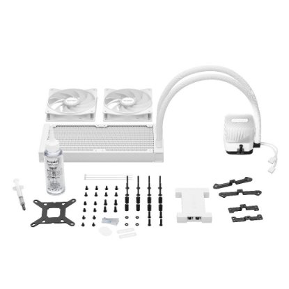 Vodeno hlađenje BE QUIET Light Loop 240mm, ARGB, CPU hlađenje, za Intel i AMD, bijelo