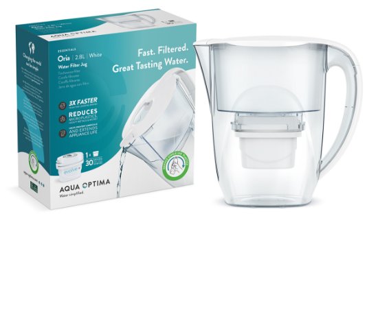 Vrč za filtriranje vode AQUA OPTIMA Oria + Filter, 2,8 l, bijeli
