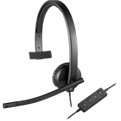 Slušalice LOGITECH Headset H570e Mono, USB, crne