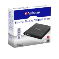 DVD±RW vanjski, VERBATIM DVD+/-RW Light, 8x, crni, USB