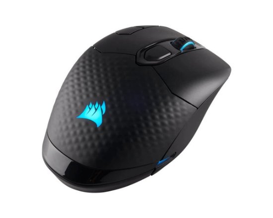 Miš CORSAIR Dark Core RGB PRO, optički, 18000 dpi, bežični, crni, USB