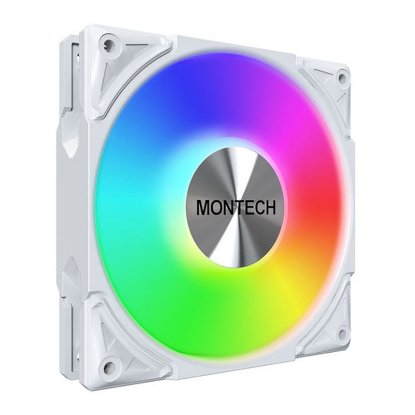 Ventilator MONTECH Metal Pro 12 ARGB, PWM, 120mm, 2200 okr/min, RGB, bijeli
