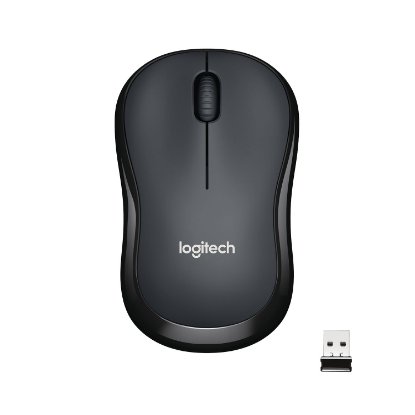 Miš LOGITECH M220 Silent, optički, bežični, crni, USB