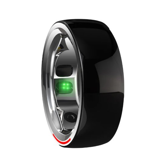 Pametni prsten HIFUTURE FutureRing M 60mm, praćenje aktivnosti, srebrno-crni