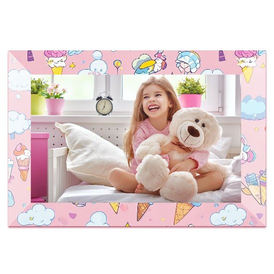 Digitalni okvir za fotografije YIO18A -10.1P, 10.1" ekran, WiFi, rozi sa ljetnim motivom