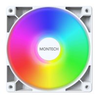 Ventilator MONTECH GF120 ARGB, PWM, 120mm, 1600 okr/min, RGB, bijeli