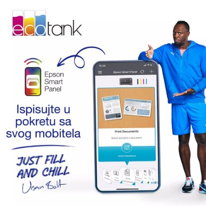 Multifunkcijski printer EPSON ITS L5590, printer/scanner/copy/fax, Eco Tank, 4800 dpi, USB, WiFi, crni