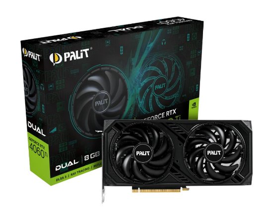 Grafička kartica PALIT GeForce RTX 4060 Ti Dual, 8GB GDDR6