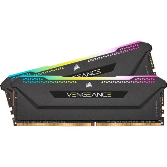 Memorija PC-25600, 16 GB, CORSAIR CMH16GX4M2E3200C16 Vengeance RGB Pro SL, DDR4 3200Mhz, 2x8GB kit