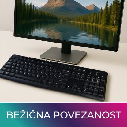 Tipkovnica OCTIO K100U, crna, USB