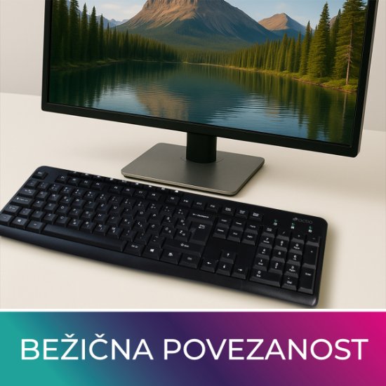 Tipkovnica OCTIO K100U, crna, USB