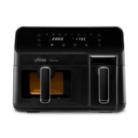 Friteza na vrući zrak UFESA Storm, 2700 W, 5,5 l + 3,5 l , crna