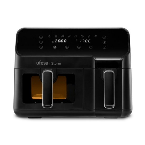 Friteza na vrući zrak UFESA Storm, 2700 W, 5,5 l + 3,5 l , crna