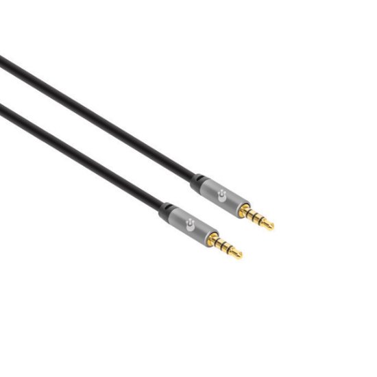 Kabel OCTIO, 3.5mm (M) na 3.5mm (M), TRRS, slim, 2.0m
