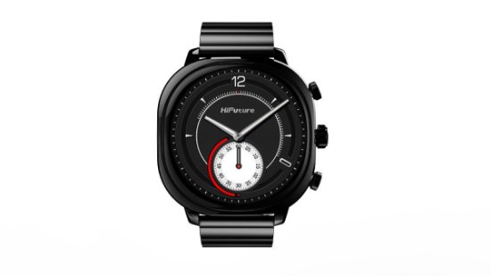 Pametni sat HIFUTURE AIX, pametne obavijesti, crni