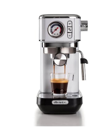 Aparat za kavu ARIETE Moderna 1381/14, NARROW, 1300 W, 15 bara, 1,1 l, bijeli