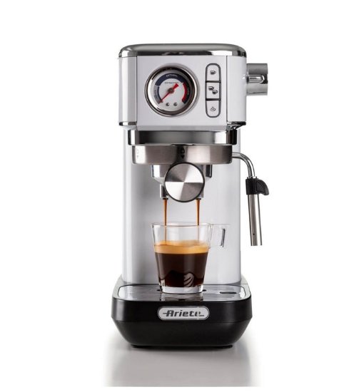 Aparat za kavu ARIETE Moderna 1381/14, NARROW, 1300 W, 15 bara, 1,1 l, bijeli