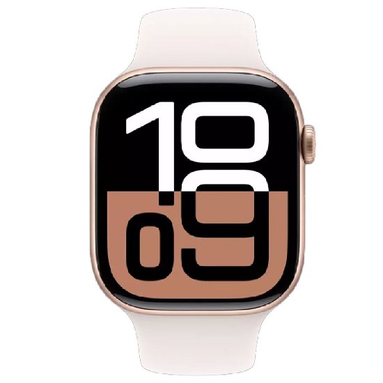 Pametni sat Apple Watch Series 10 GPS, 42mm Rose Gold Aluminium Case, bijeli