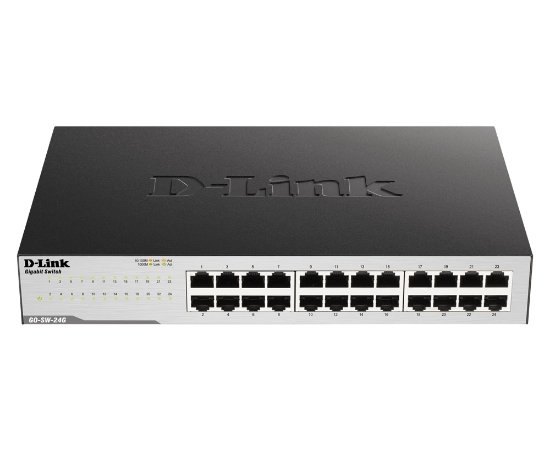 Switch D-LINK GO-SW-24G, 24 port Gigabit Ethernet Easy Desktop Switch, 10/100/1000 Mbps, 24-port