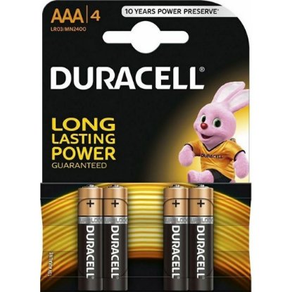 Baterija DURACELL Basic, AAA, MN2400, 4 komada