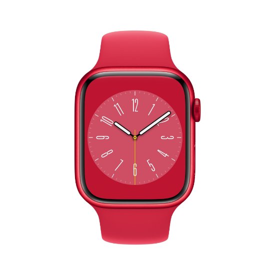 Pametni sat Apple Watch S8 GPS, 45mm Red Aluminium Case with Red Sport Band - Regular
